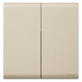 羅格朗智能家居 簡(jiǎn)悅BLE IOT 粉鉑金 二位智能開關(guān)