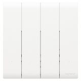 羅格朗智能家居 綺蘊(yùn)BLE IOT 陶瓷白 四位智能開(kāi)關(guān)